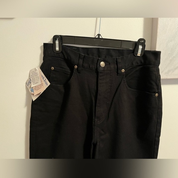 NWT Vintage Leigh Morgan Black Jeans- Size 12/ Large - Picture 5 of 10